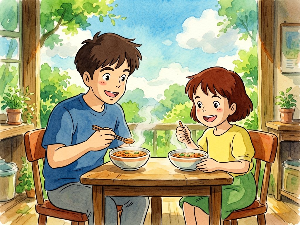 The Phone and the Meal