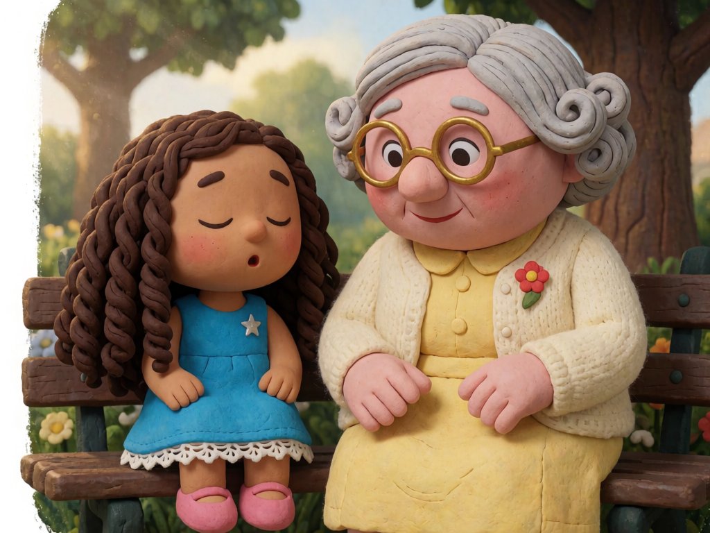 Grandma and the Red Bird