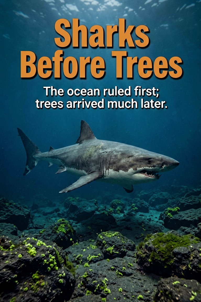 Sharks Predate Land Trees