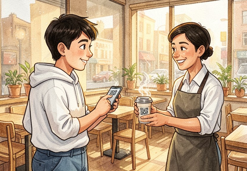 A QR code on a café menu connects us to a digital world, just as it once tracked car parts.